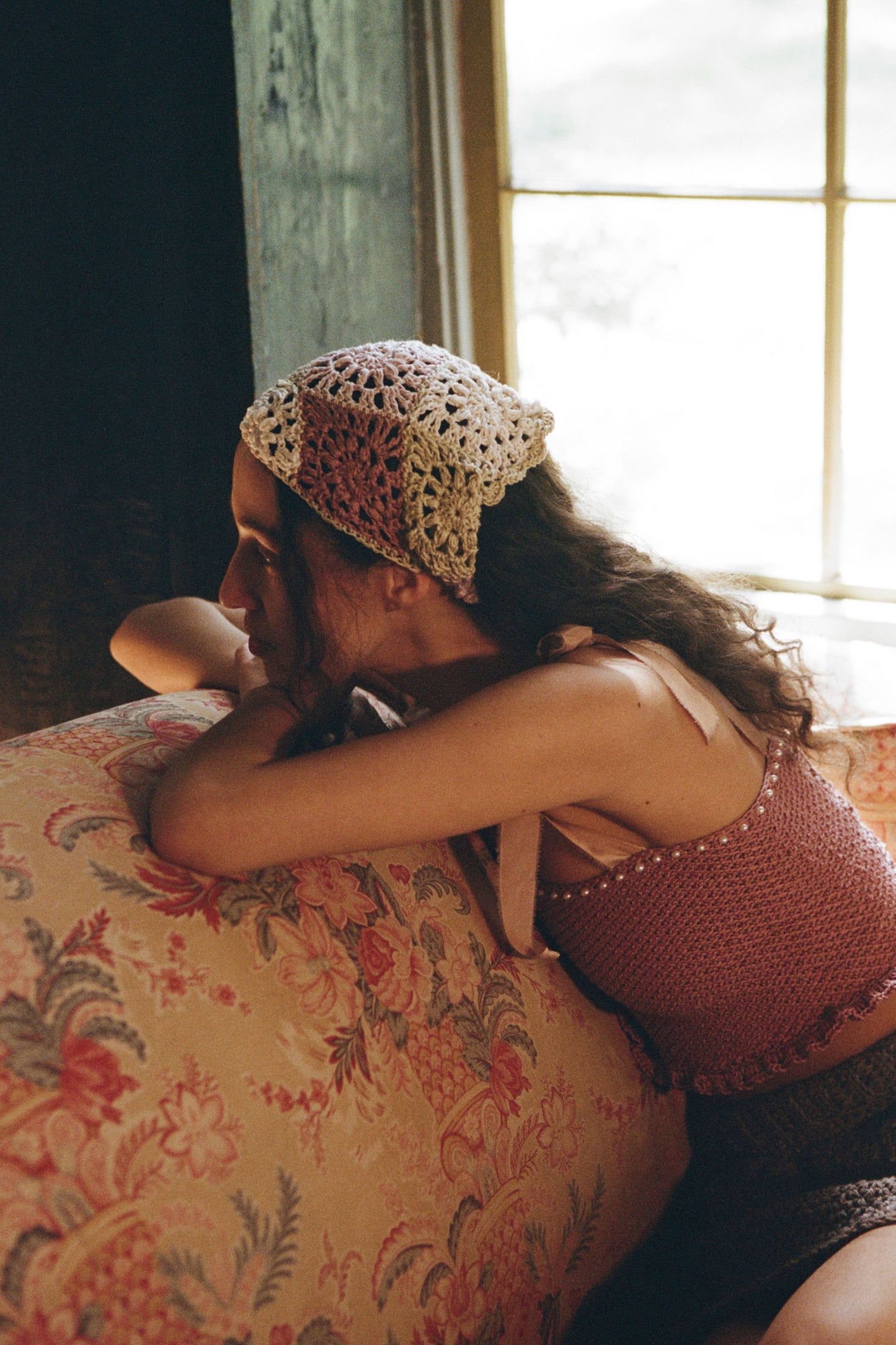 Clover hair kerchief