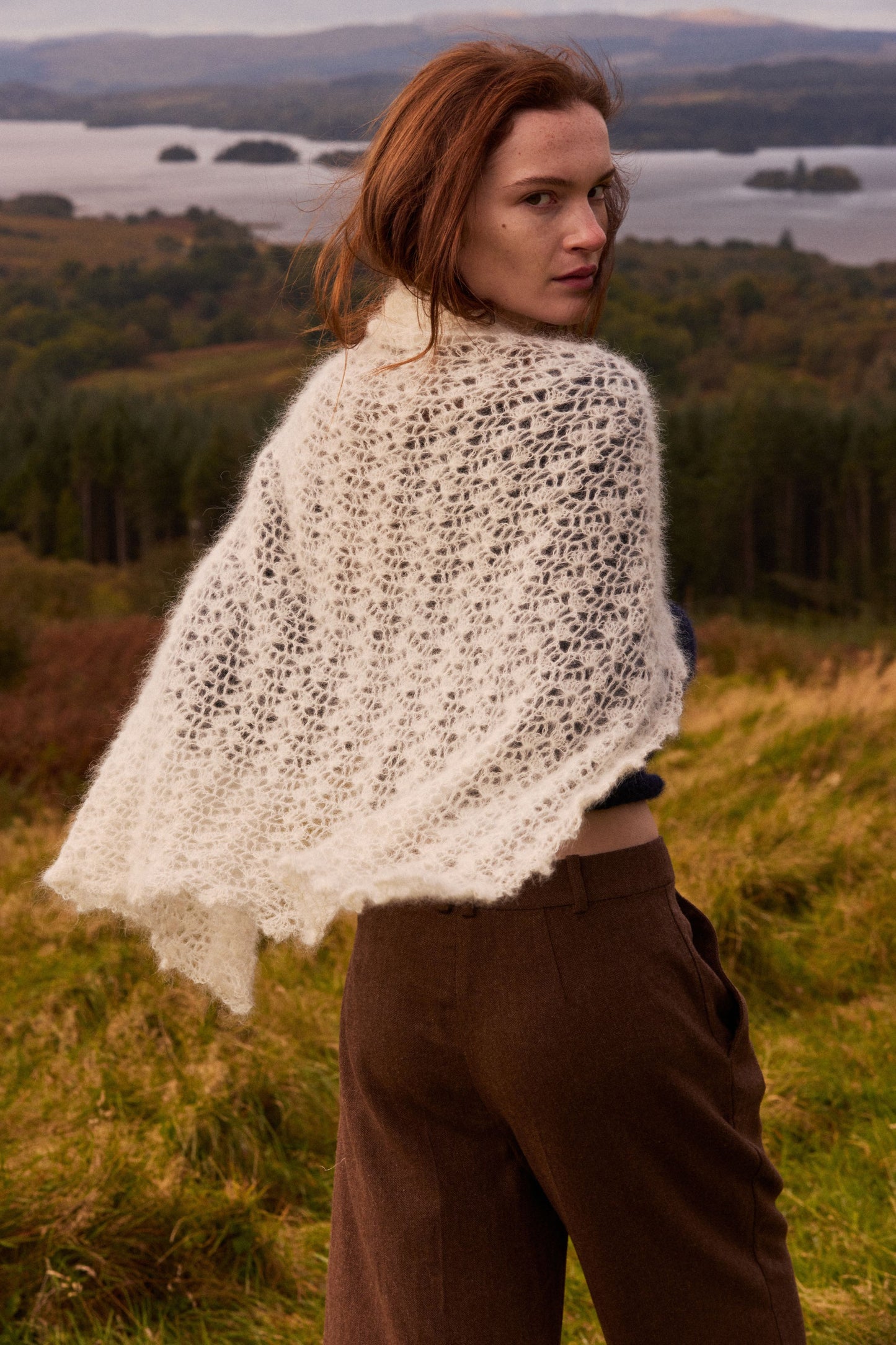 Camellia scarf