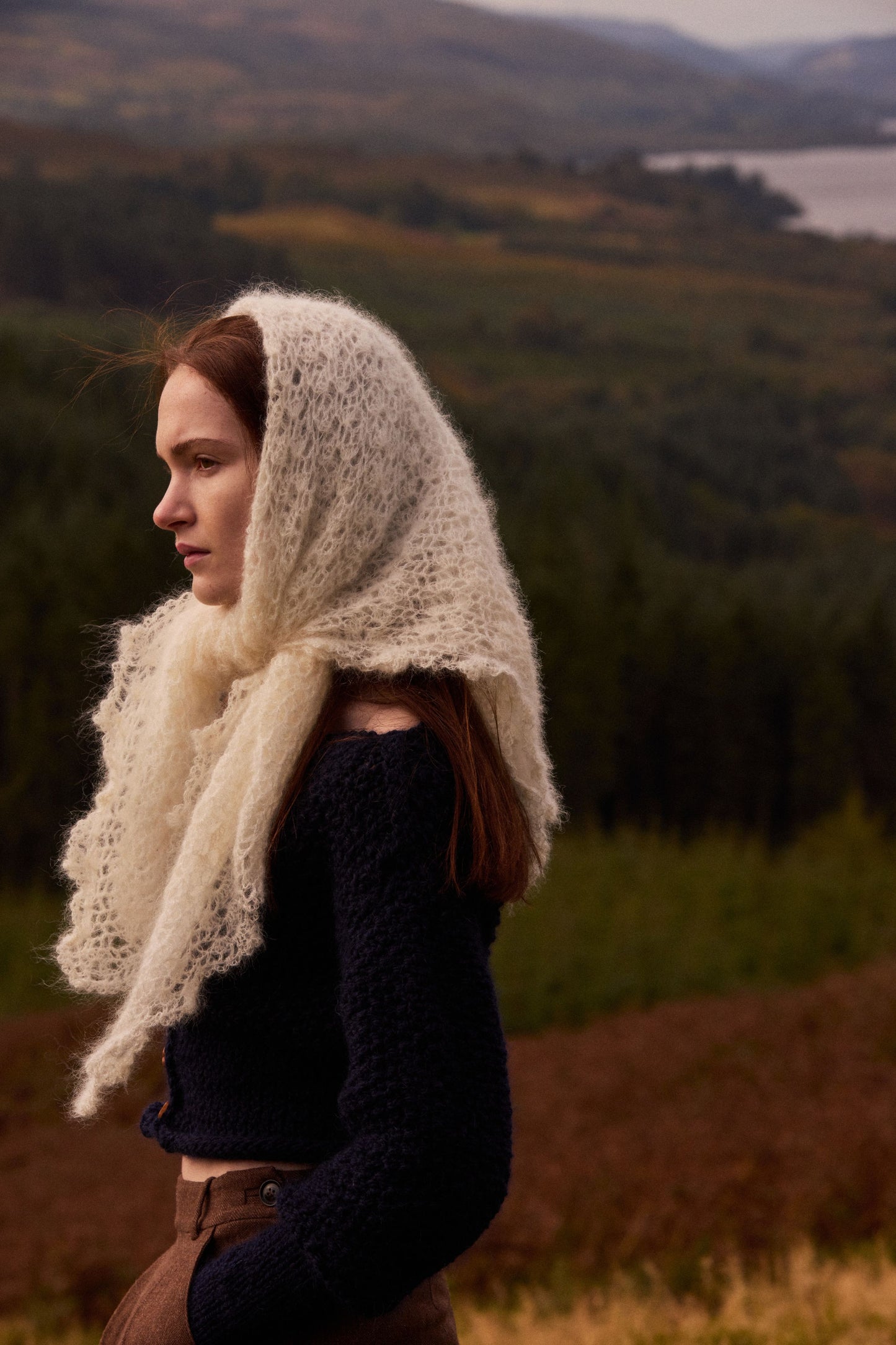 Camellia scarf