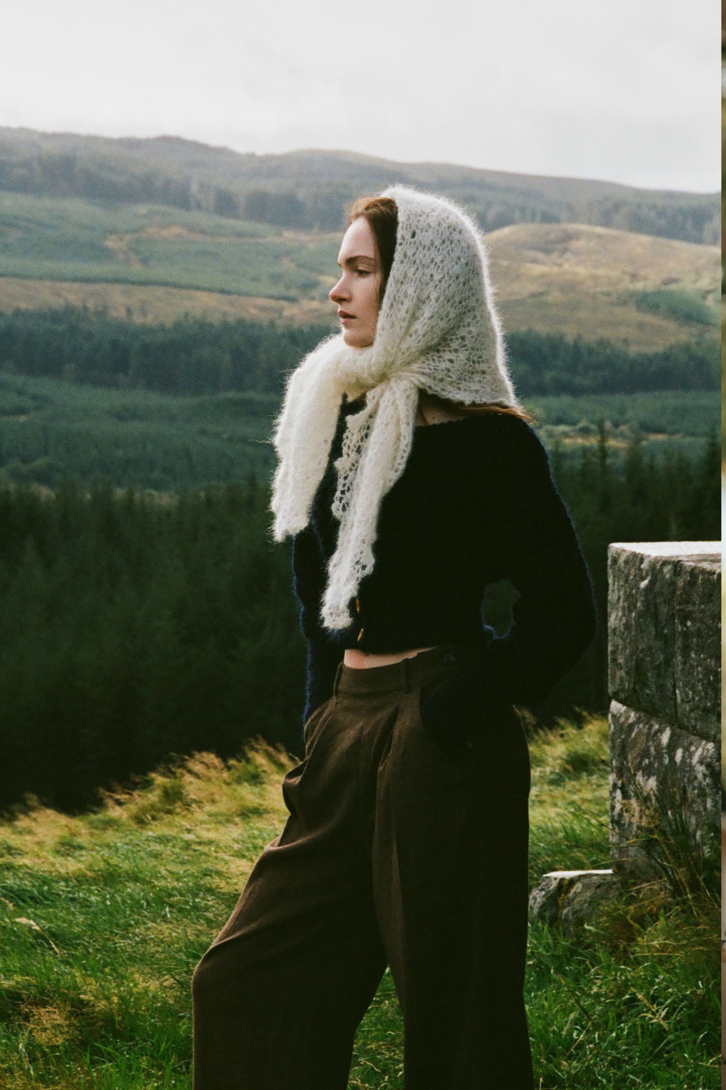 Camellia scarf
