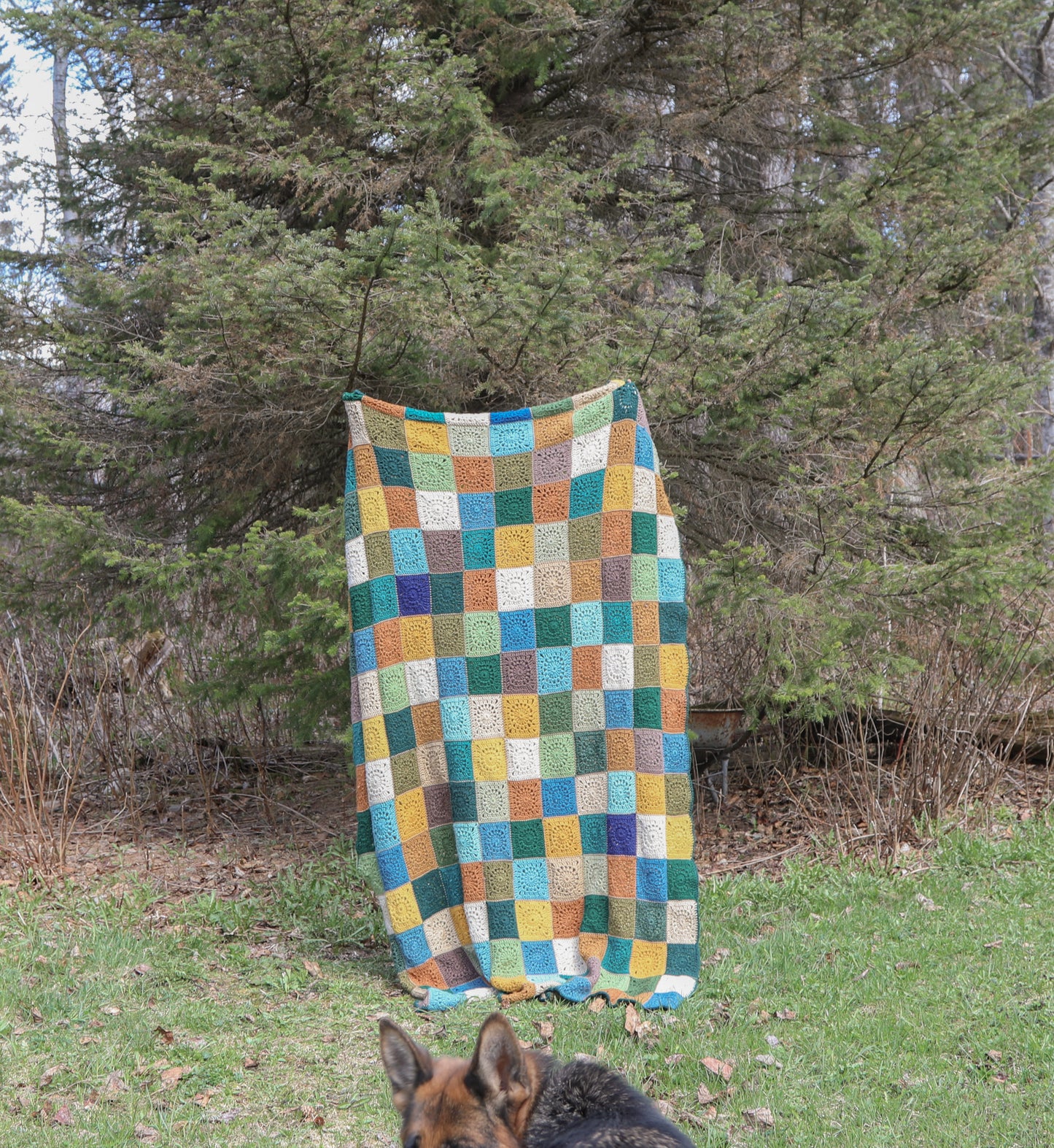 Couverture Patchwork Mosaïque