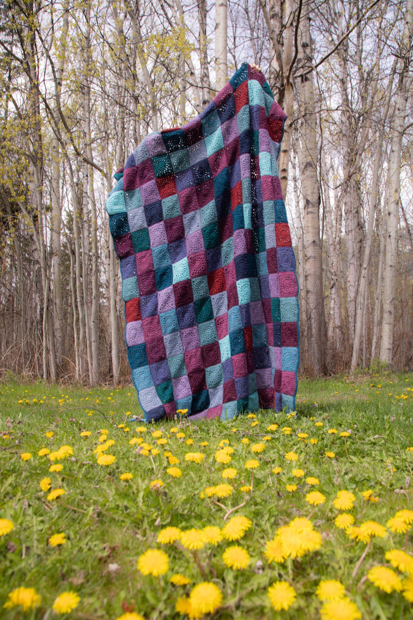 Couverture Patchwork Mosaïque