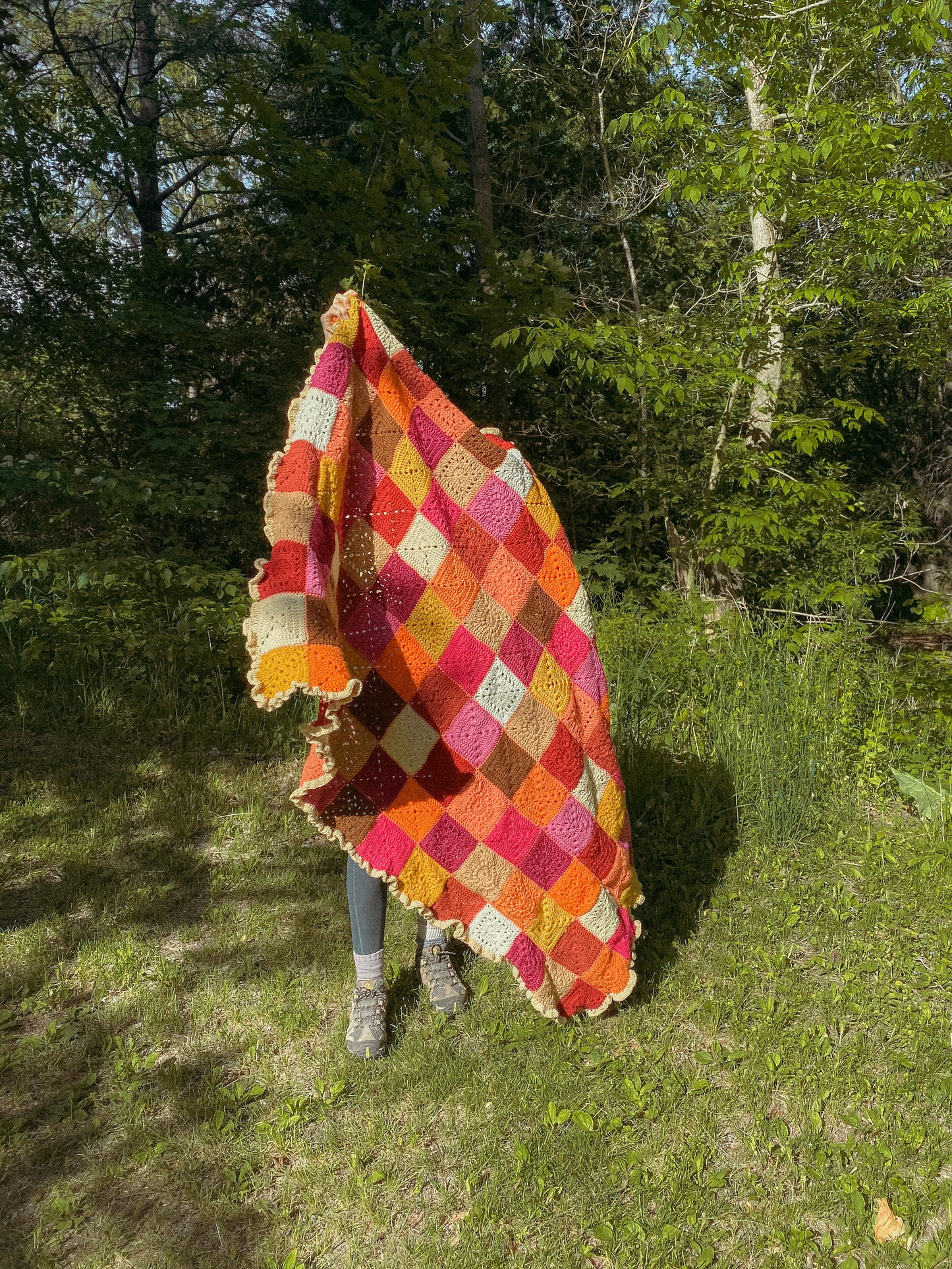 Couverture Patchwork Mosaïque