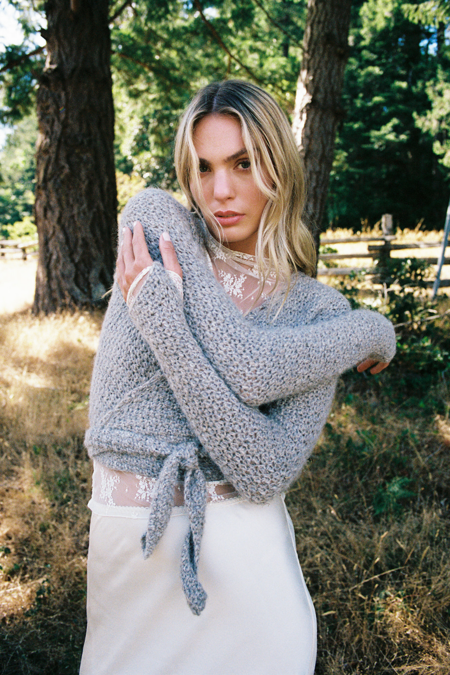 Camille Wrap Sweater