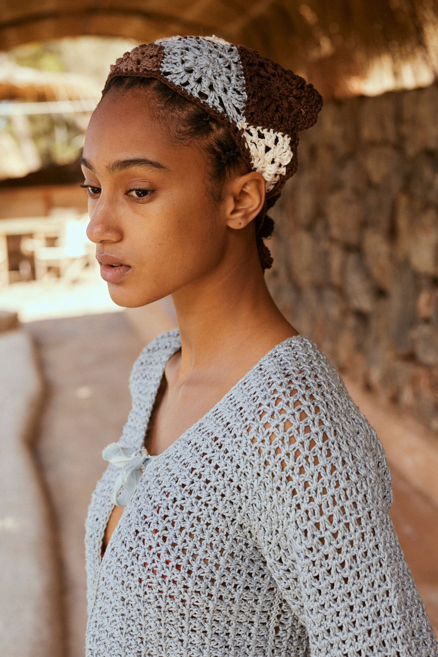Clover hair kerchief
