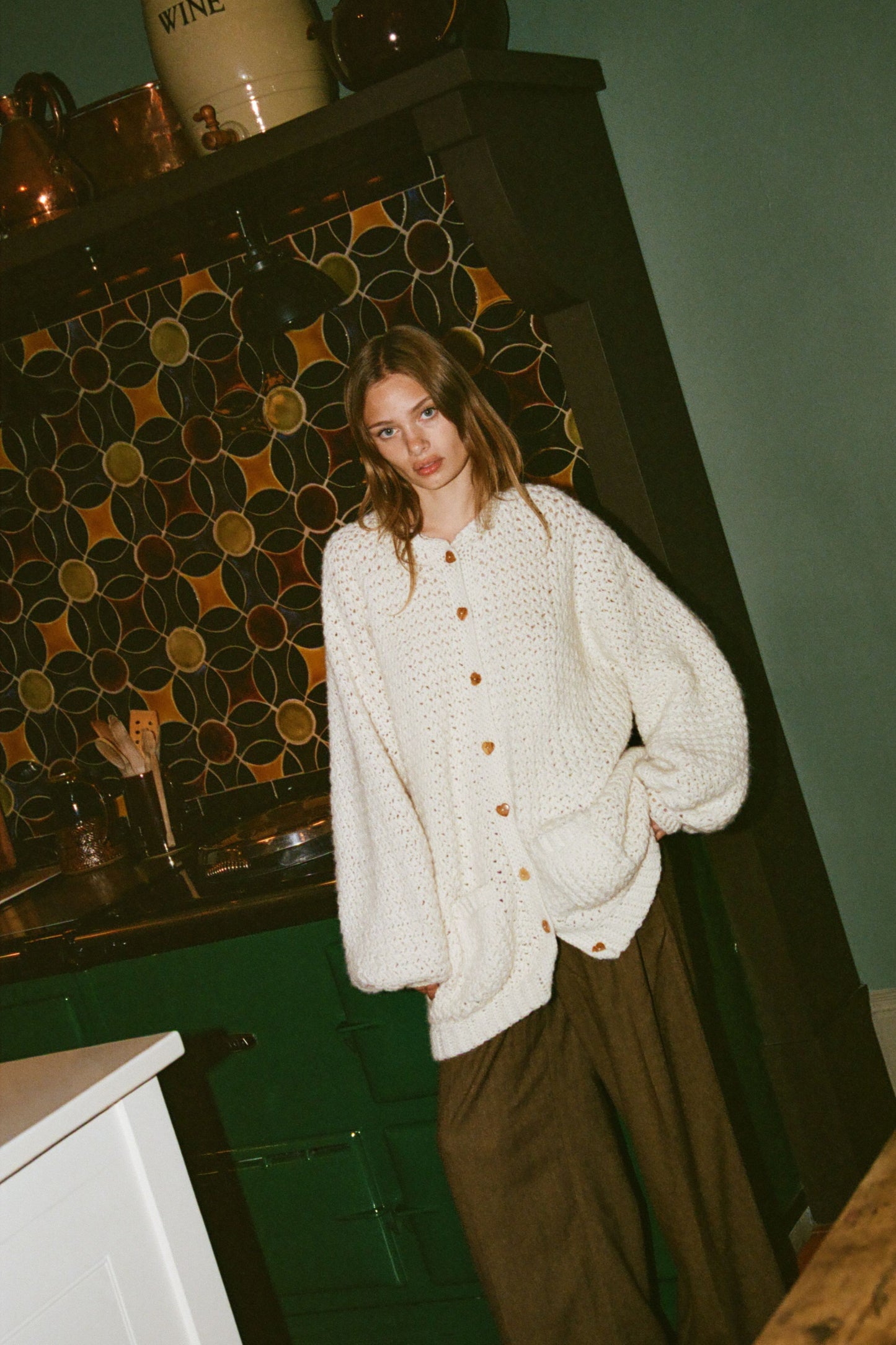 Wool Ingrid Cardigan