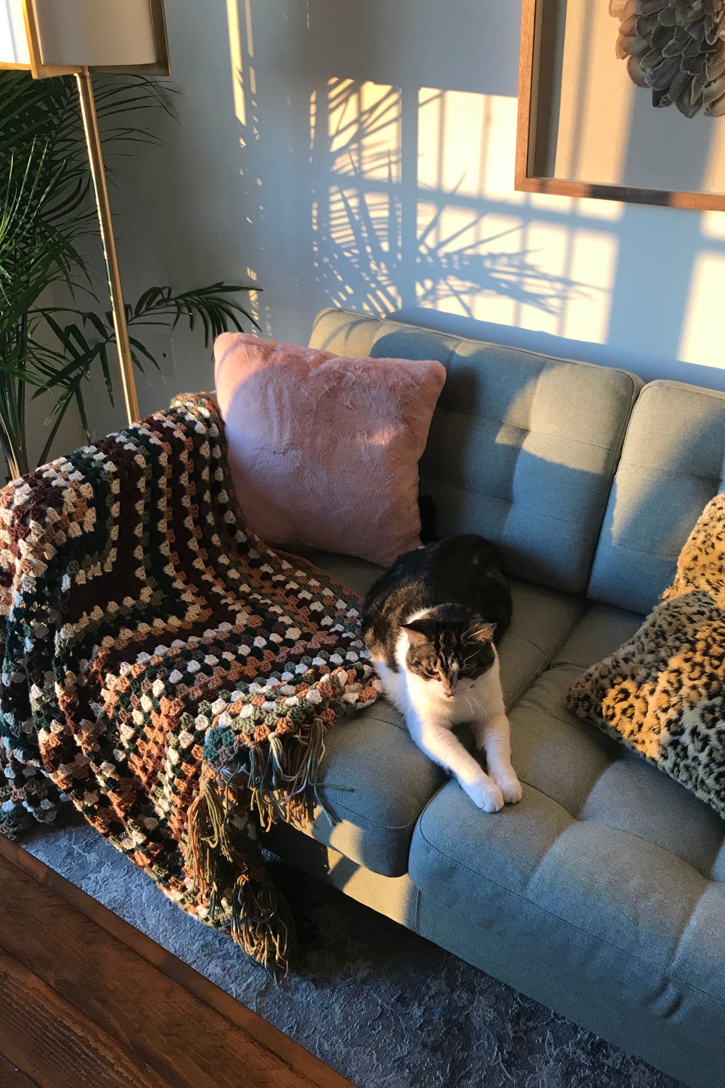 Cat Lady Throw Blanket